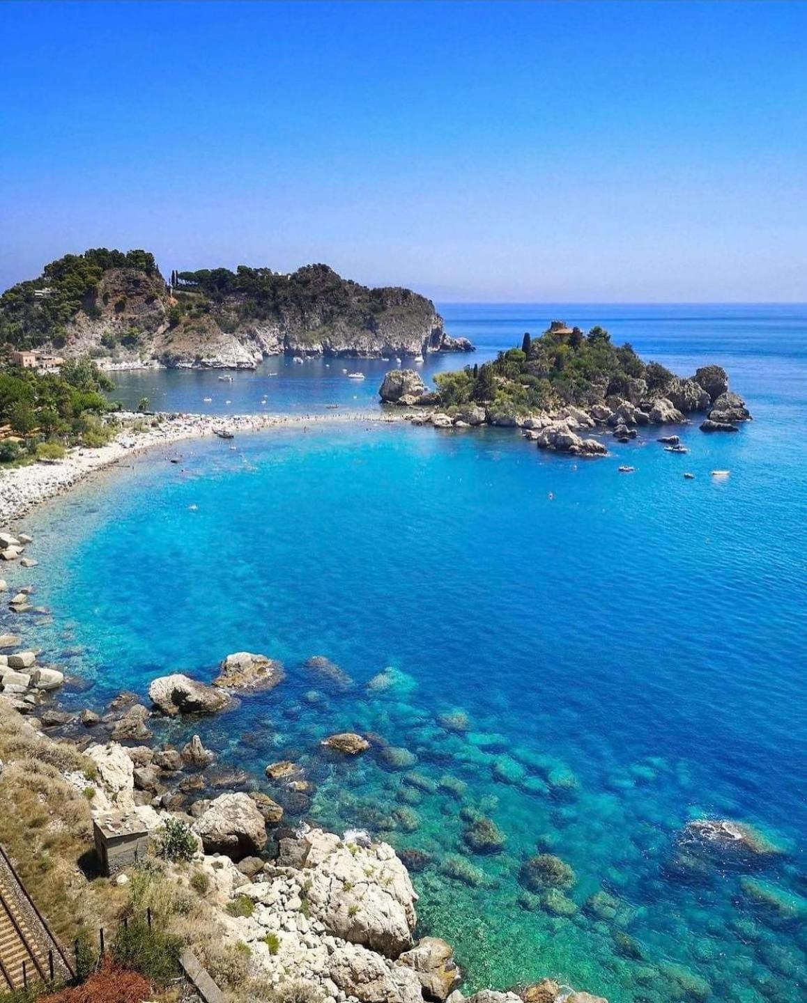 Mare Roccia Beachfront Apartment Taormina Bagian luar foto